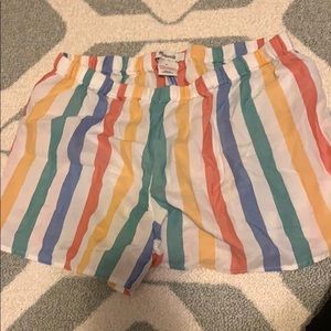 Madewell pajama short in stripe